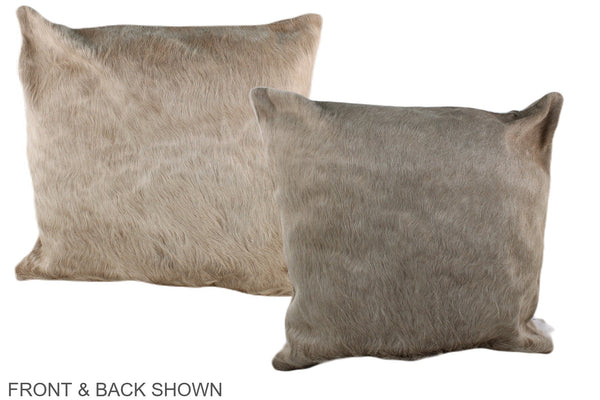 Champagne Cowhide Pillow #A37003