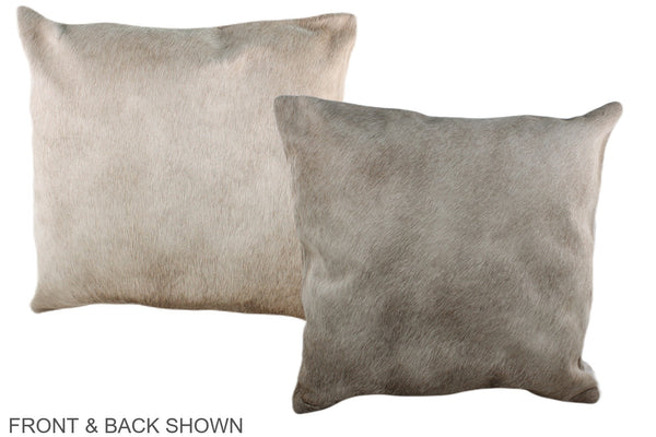 Champagne Cowhide Pillow #A37040