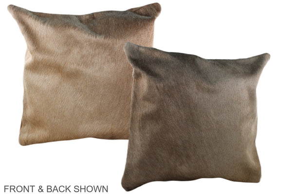 Taupe Cowhide Pillow #A37061