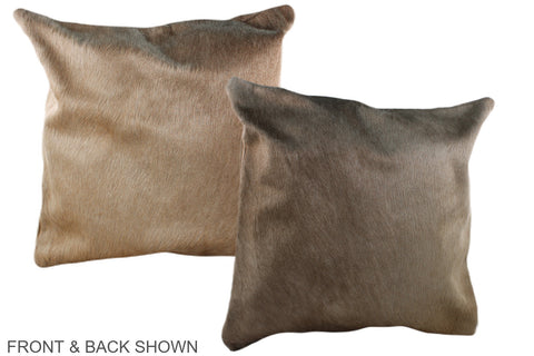 Taupe Cowhide Pillow #A37061