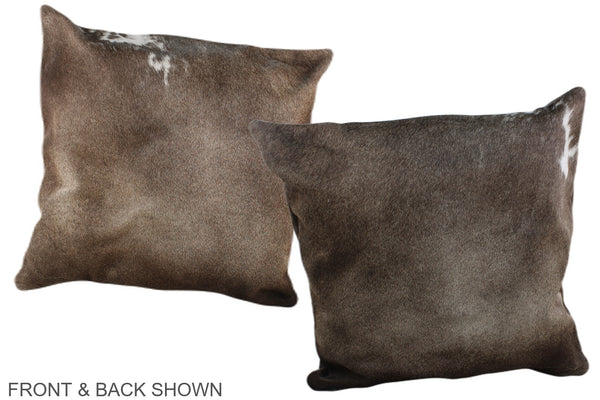Chocolate Cowhide Pillow #A37071