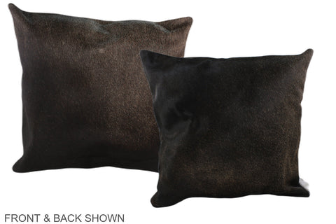 Chocolate Cowhide Pillow #A37077