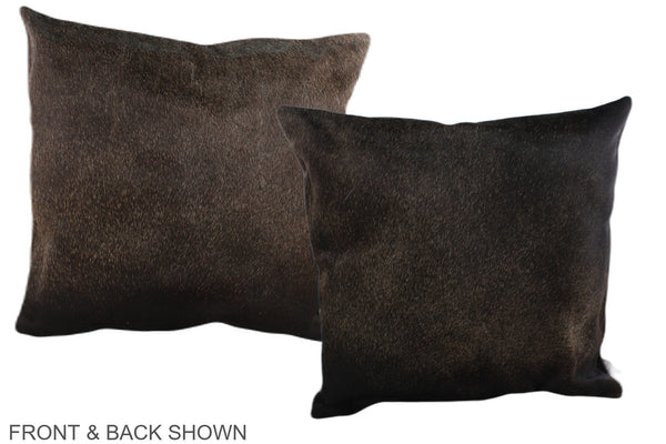 Chocolate Cowhide Pillow #A37092