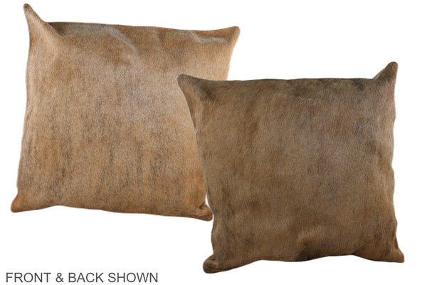 Beige Cowhide Pillow #A37098