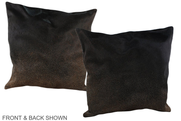 Chocolate Cowhide Pillow #A37105
