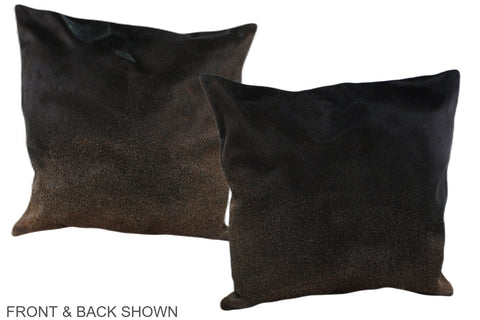 Chocolate Cowhide Pillow #A37105