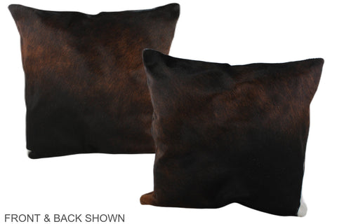 Chocolate Cowhide Pillow #A37126