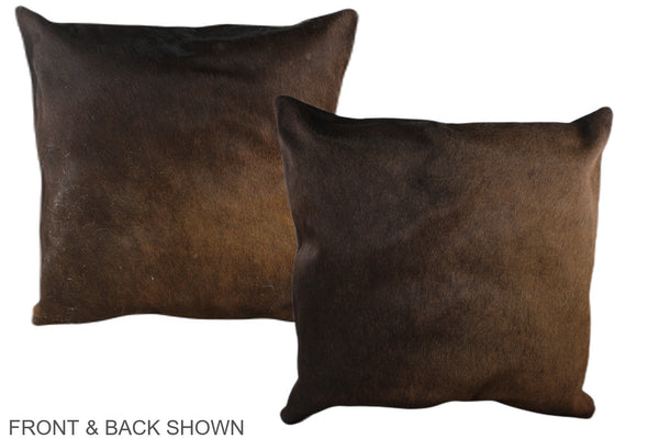Chocolate Cowhide Pillow #A37128