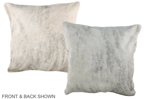 Grey Cowhide Pillow #A37257
