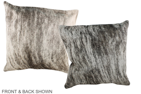 Grey Cowhide Pillow #A37261