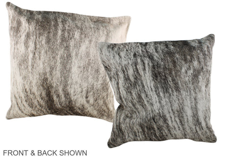 Grey Cowhide Pillow #A37261