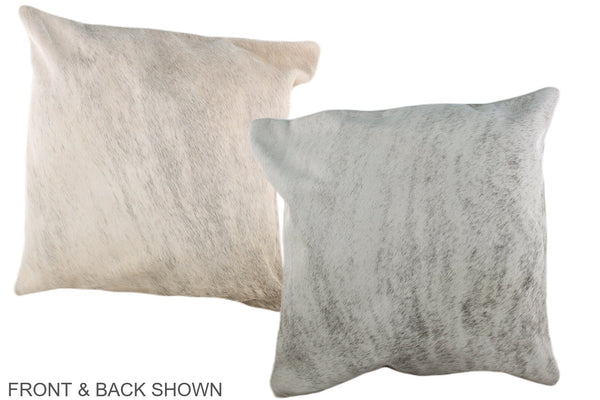 Grey Cowhide Pillow #A37265