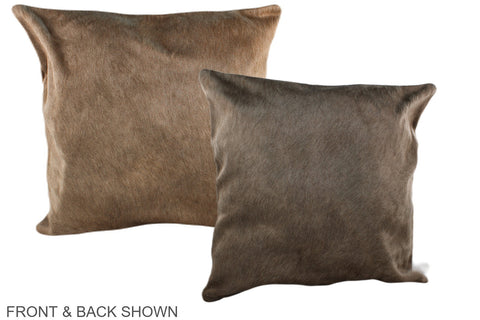 Taupe Cowhide Pillow #A37278