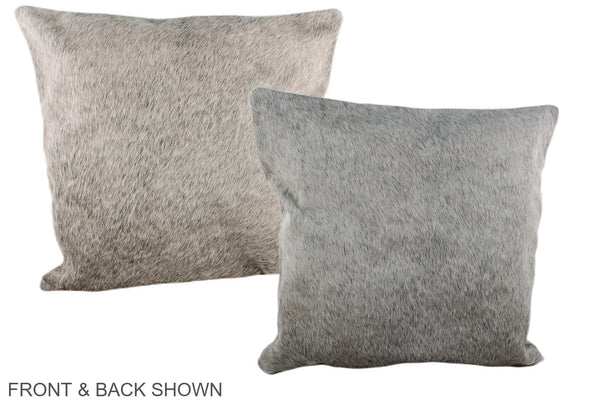 Grey Cowhide Pillow #A37340