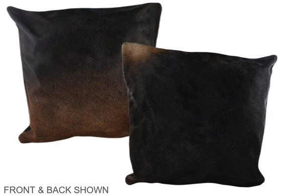 Chocolate Cowhide Pillow #A37435