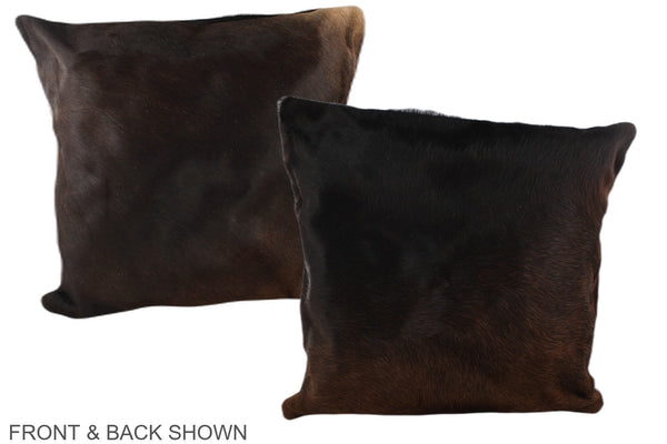 Chocolate Cowhide Pillow #A37500
