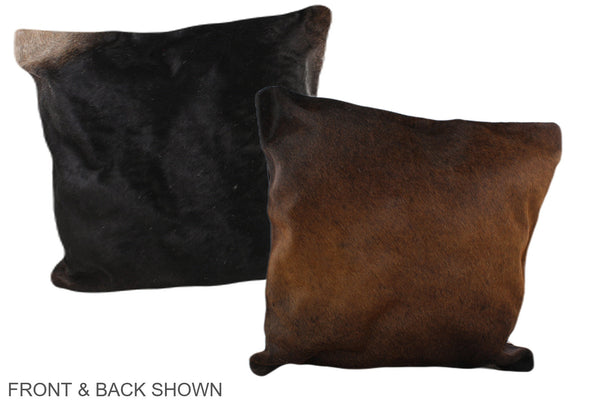 Chocolate Cowhide Pillow #A37510