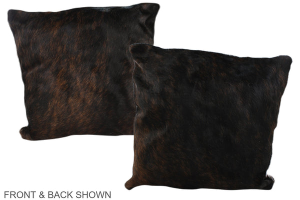 Chocolate Cowhide Pillow #A37527