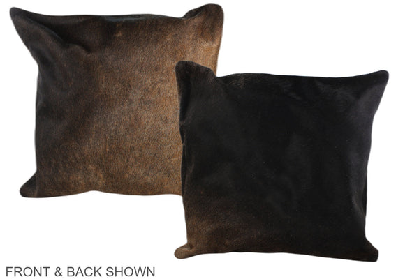 Chocolate Cowhide Pillow #A37538