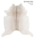 Grey with Beige Cowhide Rug #A3755