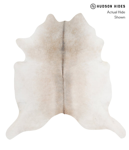 Grey with Beige Cowhide Rug #A3755