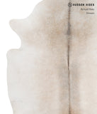 Grey with Beige Cowhide Rug #A3755