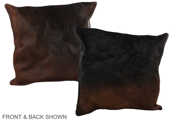 Chocolate Cowhide Pillow #A37555