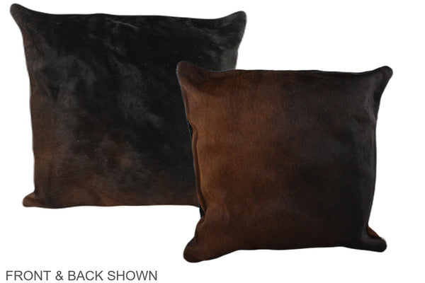 Chocolate Cowhide Pillow #A37559