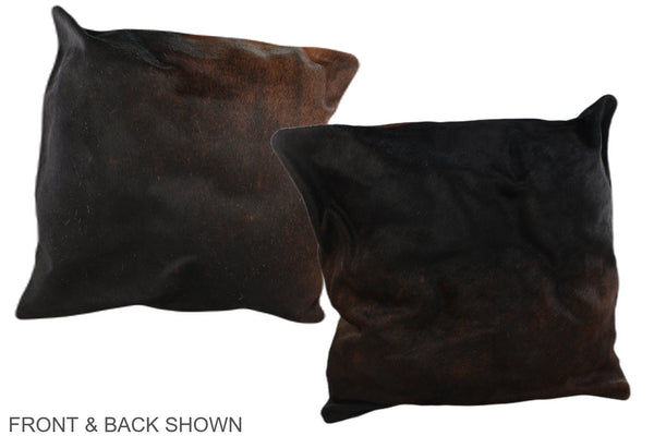 Chocolate Cowhide Pillow #A37567