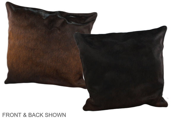 Chocolate Cowhide Pillow #A37605