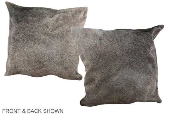 Grey Cowhide Pillow #A37606
