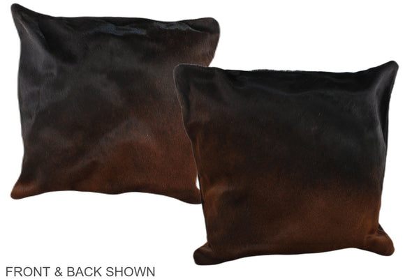 Chocolate Cowhide Pillow #A37726