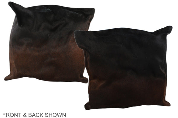 Chocolate Cowhide Pillow #A37729