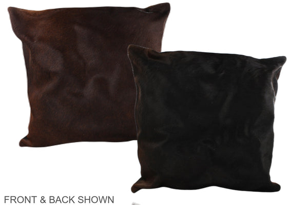 Chocolate Cowhide Pillow #A37732