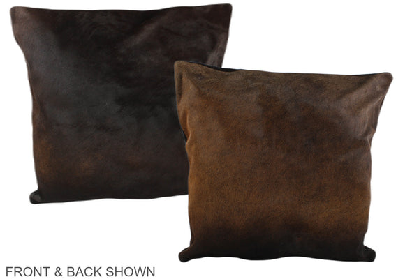 Chocolate Cowhide Pillow #A37736
