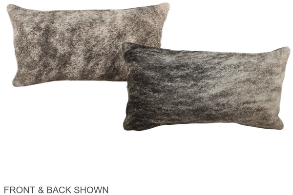 Grey Cowhide Pillow #A37777