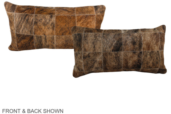 Patchwork Cowhide Pillow #A37789