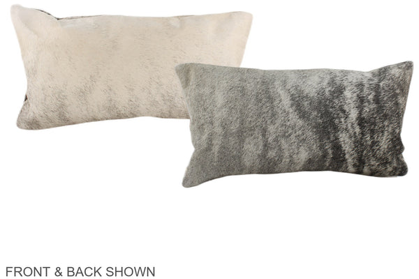 Grey Cowhide Pillow #A37798