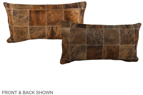 Patchwork Cowhide Pillow #A37802
