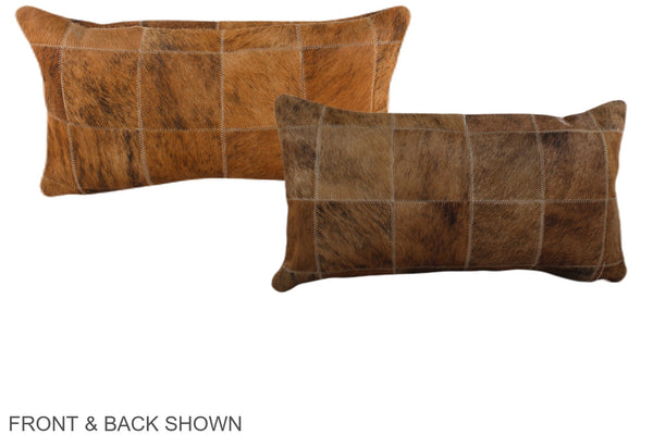 Patchwork Cowhide Pillow #A37805