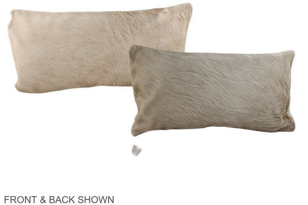 Champagne Cowhide Pillow #A37806