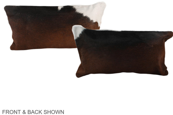 Chocolate Cowhide Pillow #A37815