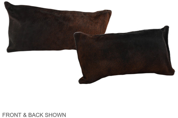 Chocolate Cowhide Pillow #A37841