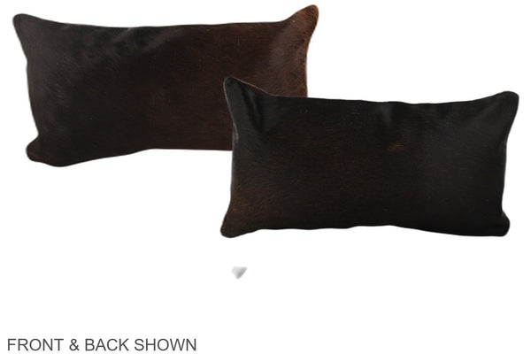 Chocolate Cowhide Pillow #A37855