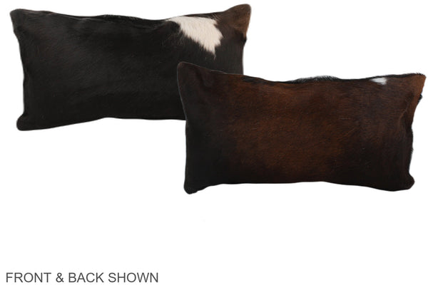 Chocolate Cowhide Pillow #A37858