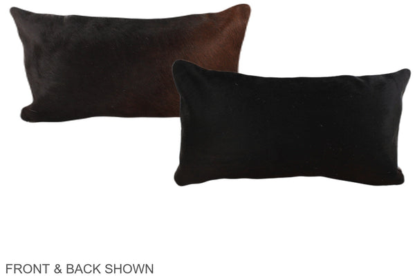 Chocolate Cowhide Pillow #A37863