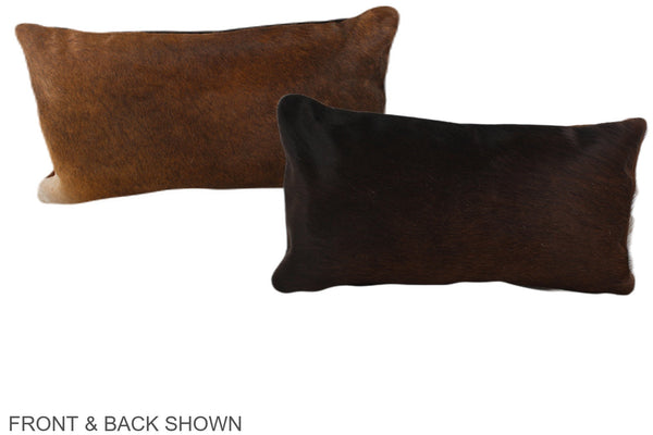 Chocolate Cowhide Pillow #A37875