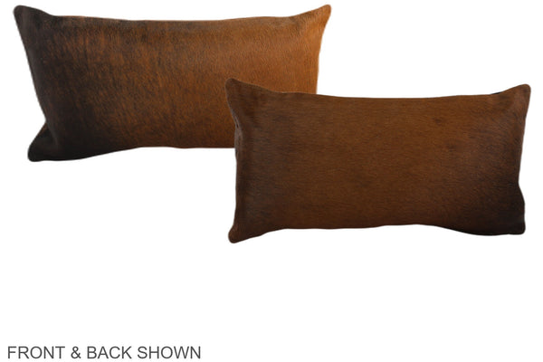 Chocolate Cowhide Pillow #A37902