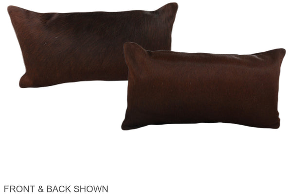 Chocolate Cowhide Pillow #A37904