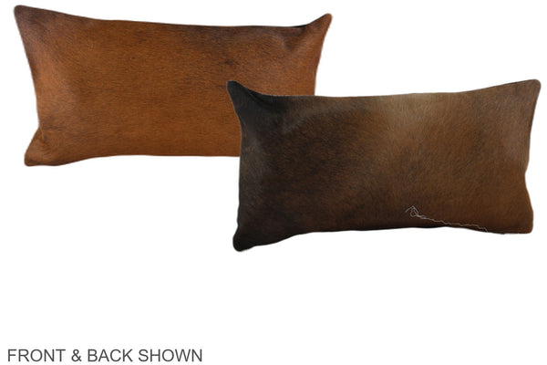 Chocolate Cowhide Pillow #A37955